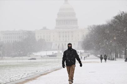 ABD'nin başkenti Washington'da kar fırtınası nedeniyle acil durum ilan edildi