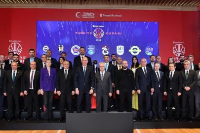 Basketbol Erkekler Türkiye Kupası'nda çeyrek final kura çekimi yapıldı