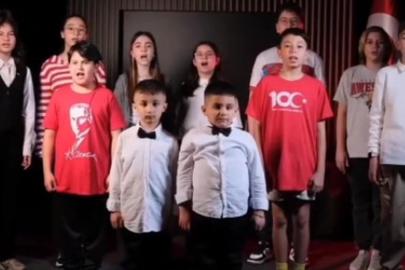 Gazi çocuklarından Türk bayrağına çirkin saldırıya ortak tepki