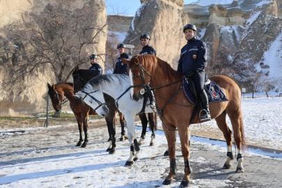 Kapadokya'da asayiş, atlı birliklere emanet