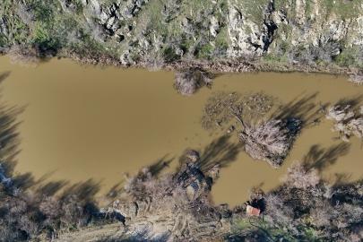 Kırklareli'nde kuruyan Teke Deresi yağışlarla yeniden akmaya başladı