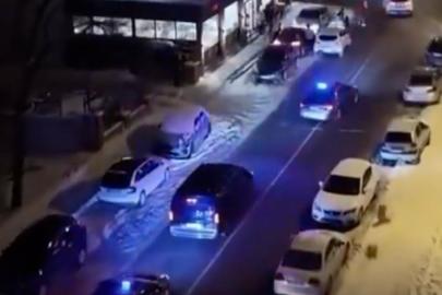 Mahmut Arıkan, çakarlı konvoyla "ciğer partisine" gitti