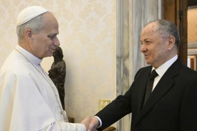 Papa ile görüşen Barzani yardım istedi