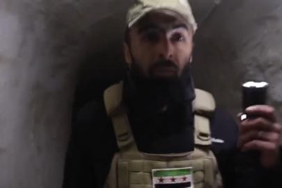 PKK/YPG'nin Rakka'da kazdığı tüneller