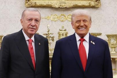 SONDAKİKA! Cumhurbaşkanı Erdoğan, Trump ile görüştü