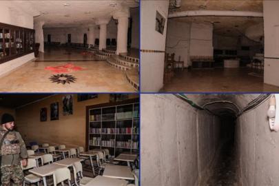 YPG'nin Ayn el-Arab bölgesinde inşa ettiği yer altı şehri görüntülendi