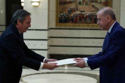 Cumhurbaşkanı Erdoğan, 3 ülkenin büyükelçisinin güven mektubunu kabul etti