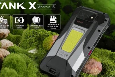 Dahili projeksiyona sahip telefon: 8849 TANK X