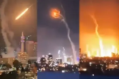 İsrail İran'a füze ve roketlerle saldırdı