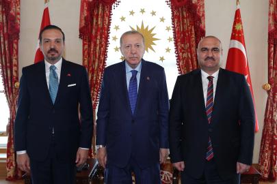 Cumhurbaşkanı Erdoğan, Kerkük Valisi ve Irak Türkmen Cephesi Başkanı Mehmet Seman Ağa'yı kabul etti