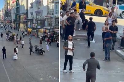 Bakırköy'de dehşet anı. İşportacı ensesinden bıçakladı