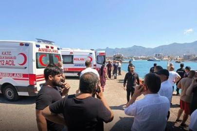 Batan gemide camları kırdılar! Girne'deki faciayı yolcular anlattı: Çatırdama sesi geldi