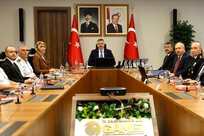 Organize suçla mücadele toplantısı. İçişleri Bakanı Çiftçi: Hiçbir suç yapılanmasına alan bırakmayacağız