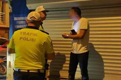Polisin 'dur' ihtarına uymayan ehliyetsiz sürücüye rekor ceza