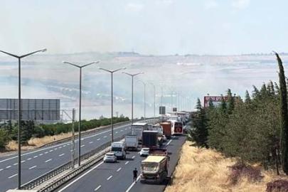 Silivri'de yangın! Ekipler sevk edildi