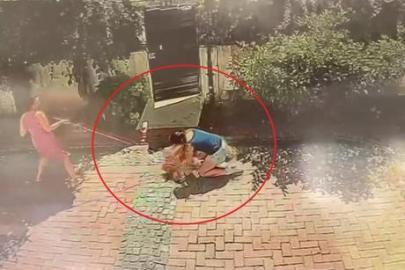 Sitede pitbull dehşeti! Küçük kızın gözleri önünde köpeğini ısırdı