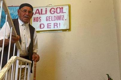 100 yaşındaki Ali Gül uzun yaşamın sırrını açıkladı! 'Ömrümde doktora sadece bir kere gittim'
