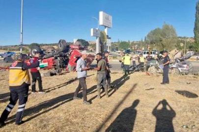 Afyonkarahisar’da feci kaza! Ölü ve yaralılar var