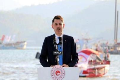 Bakan Kurum Fethiye'de konuştu: Denizlerimizin, kirletilmesine tahammülümüz yoktur