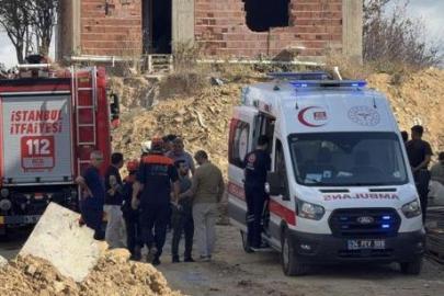 Başakşehir’de inşaat alanında göçük! 3 işçi toprak altında kaldı