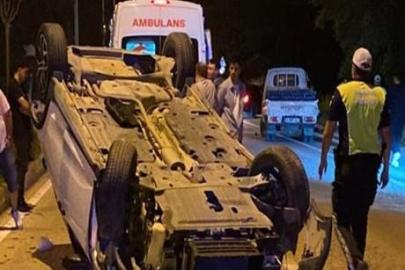 Bursa'da feci kaza! Kamyonetle otomobil çarpıştı: 2 yaralı