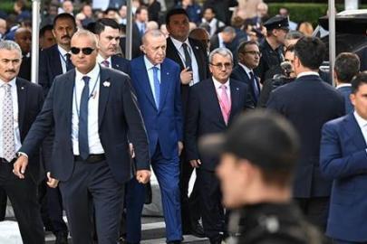 Cumhurbaşkanı Erdoğan Türkevi'nden Birleşmiş Milletler binasına yürüdü
