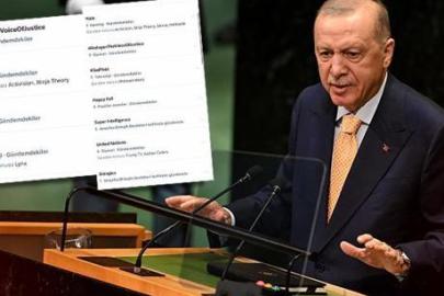 Cumhurbaşkanı Erdoğan'ın BM konuşması sanal medyada zirveye yerleşti: Adaletin Sesi Erdoğan