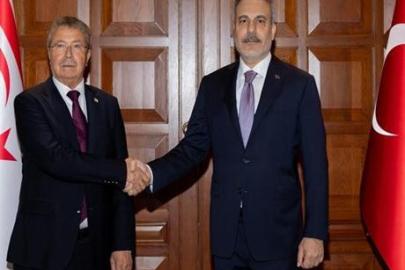 Dışişleri Bakanı Hakan Fidan, KKTC Başbakanı ve Irak Temsilciler Meclisi Başkanını kabul etti