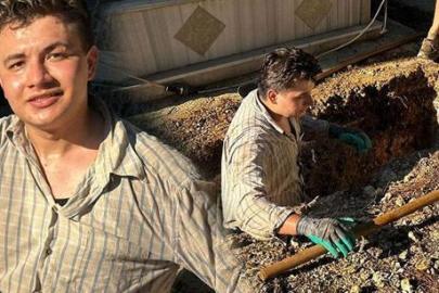 Görenler şaşırıyor! Hukuk öğrencisi mezar kazıyor: 'Toplumun bu mesleğe ihtiyacı var'
