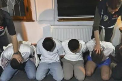 Servis çetesine darbe! Tehdit edip kabul etmeyince kundakladılar; 9 tutuklama