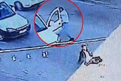 Akan trafikte akılalmaz tuzak! Direksiyona geçip arabayı çaldı