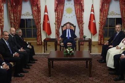 Cumhurbaşkanı Erdoğan 7 ülkenin bakanlarını kabul etti