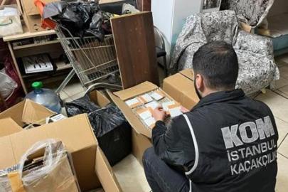 İstanbul'da kaçak tütün operasyonu! 12 şüpheli yakalandı