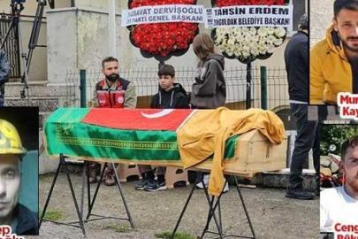 Maden ocağında hayatını kaybeden 3 işçi son yolculuğuna uğurlandı! Geride acı hikayeler bıraktı