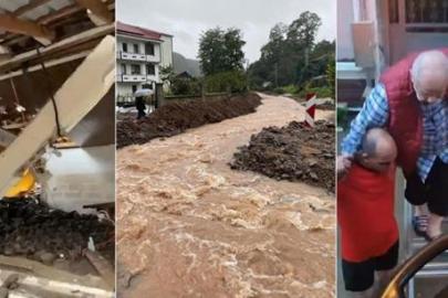 Sakarya'daki sel felaketi depremi aratmadı! Evler, ahırlar yıkıldı