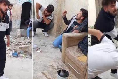 Şanlıurfa’da metruk evde maganda dehşeti! 1 kişi, 4 kişiyi darbetti; o anlar kamerada