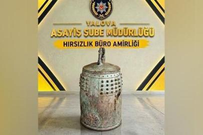Yalova'da çalınan 37 yıllık Japon Barış Çanı 35 gün sonra hurdacıda bulundu