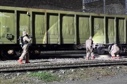 Yük treninde kimyasal sızıntı alarmı! Ekipler harekete geçti: Karantinaya alındı