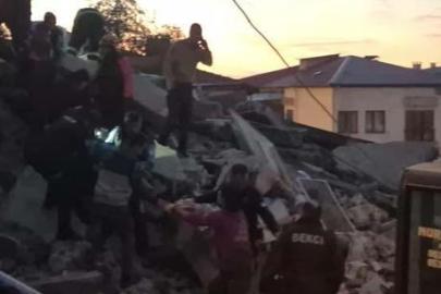 Zonguldak'ta bina çöktü! 1 kişi kurtarıldı, 1 kişi aranıyor